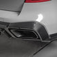 Dry Carbon Auspuffblenden / Endrohrblenden "SQ Style" für BMW X5 G05 Pre-LCI & LCI