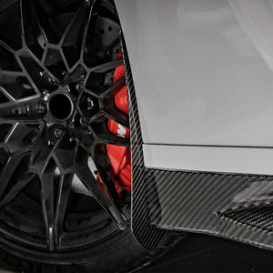Dry Carbon Radhaus Schmutzfänger für BMW M3 G80 G81 SQ Style