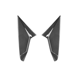 Dry Carbon Heckscheiben Aufsatz Finnen passend für BMW X3 G45