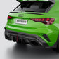 Dry Carbon Heckdiffusor passend für Audi RS3 8Y Facelift