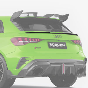 Dry Carbon Ducktail Heckspoiler passend für Audi RS3 8Y Facelift