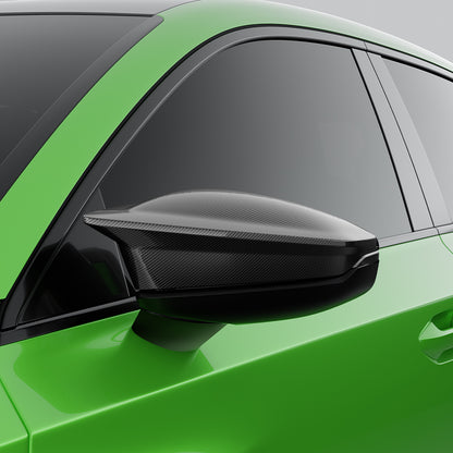 Dry Carbon Spiegelkappen Mirror Caps passend für Audi RS3 8Y Facelift