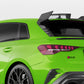 Dry Carbon Heckscheiben Finnen Flaps Aufsatz passend für Audi RS3 8Y Facelift
