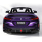 Dry Carbon KIT SQ STYLE Frontlippe Seitenschweller Diffusor Spoiler passend für BMW Z4 G29