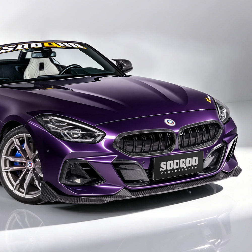 Dry Carbon KIT SQ STYLE Frontlippe Seitenschweller Diffusor Spoiler passend für BMW Z4 G29