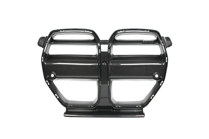 Griglia radiatore Dry Carbon con doppio rene V per BMW M3 G80 G81 M4 G82 G83 Verniciato in Germania 🇩🇪